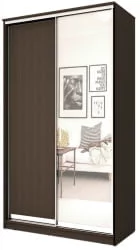 Шкаф купе 2-ух дверный Хит-23-12-15 Аруба Венге