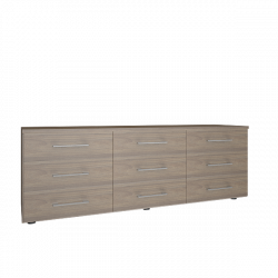 Тумба модульная трехсекционная YALTA LT-TS 3.3 Вяз Благородный