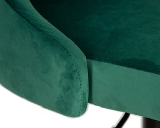 Стул барный ДОБРИН ДЖОСЕПХ БЛАCК (зеленый велюр (МДЖ9-88)) 2 шт / DOBRIN JOSEPH BLACK (MJ9-88))