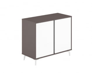 Шкаф низкий Сирио СР.306.ВФ.ВХ Вольфрам Белый / Sirio SR.306.WF.WH