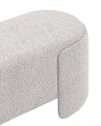 Банкетка Taks букле Светло-серый