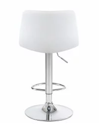 Стул барный ДОБРИН ТАИЛОР экокожа Белый / DOBRIN TAILOR