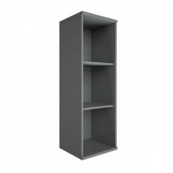 Стеллаж средний узкий Riva А.СУ-2 Серый