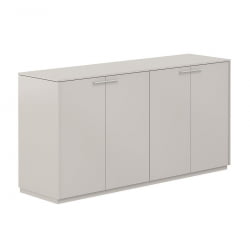 Шкаф низкий двойной Atlas NZ-0314+NZ-0314.GS.GS Серый камень