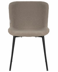 Стул обеденный DOBRIN MILO (черные ножки, бежевый букле (UF992-04))