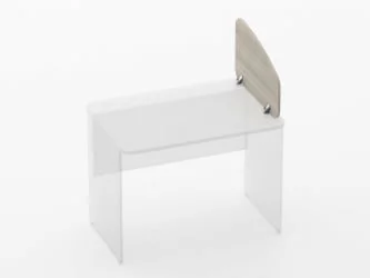 Экран разделительный Glassy 5.12.06 Дуб сантана светлый