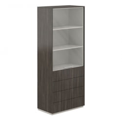 Шкаф высокий Атлас НЗ-0302.БТ.БТ Бренсон Трюфель / Atlas NZ-0302.BT.BT