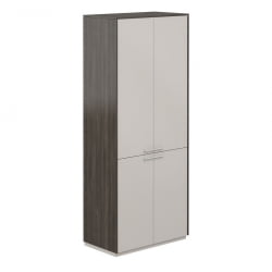 Шкаф высокий Атлас НЗ-0321.БТ.ГС Бренсон Трюфель Серый камень / Atlas NZ-0321.BT.GS