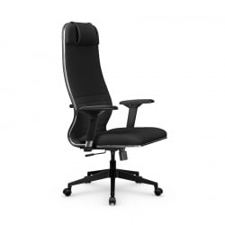 Кресло руководителя Мetta L 1m 38K2/4D Infinity Easy Clean (MPES) Комплект 8 Черное