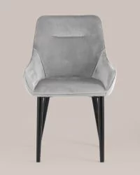 Стул Джоан велюр Светло-серый