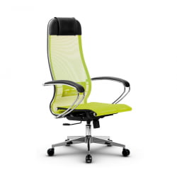 Кресло офисное МЕТТА B 1m 4/K131, Основание 17834 Комплект 3 Лайм