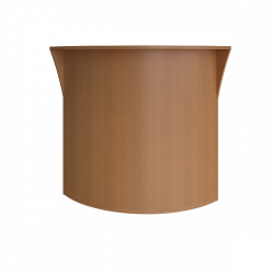 Стойка угловая (радиусный элемент - ХДФ) Рива А.РС-5 Груша Ароза / Riva