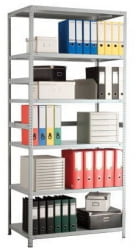 Стеллаж МС 160/100х30/5 Серый / MS