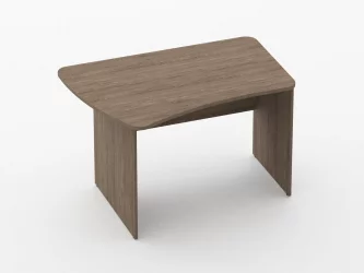 Стол эргономичный Glassy 1.12.12Л Дуб Верцаска