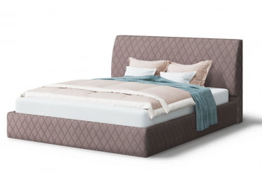 Кровать Хилтон, 2000 x 1200 мм, кофе