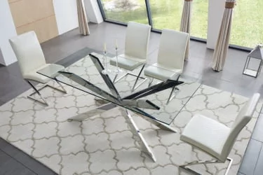 Стол T088 (180) Серебро