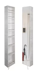 Шкаф с зеркалом Лупо Шелф (правый) Беленый дуб