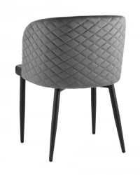 Стул Оскар велюр серый 2 шт