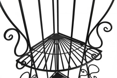 Этажерка Secret De Maison 001 стальной сплав, 50х35х160см, черный