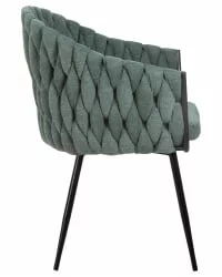 Стул обеденный DOBRIN MATILDA Зеленая ткань LAR 275-23