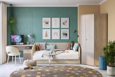 Пуф Рони 2 PM-001.2 сосна (велюр)