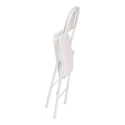 Стул складной FOLDER (mod. 3022G) каркас: металл, сиденье/спинка: экокожа, 46.5 х 47.5 х 79 см, white (белый) / white (белый)