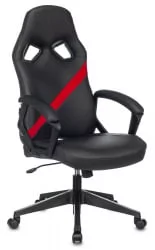 Геймерское кресло Бюрократ ЗОМБИЕ ДРИВЕР Черный-красный / ZOMBIE DRIVER