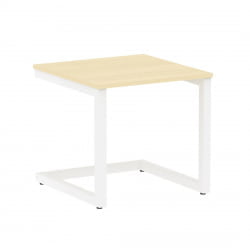 Журнальный стол HOME OFFICE VR.SP-2-58.G Клен/Белый металл