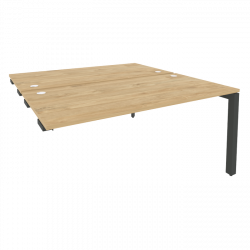 Стол-приставка двойной на П-образном м/к к опорным элем. ONIX O.MP-D.SPR-4.8 Тиквуд Светлый/Антрацит