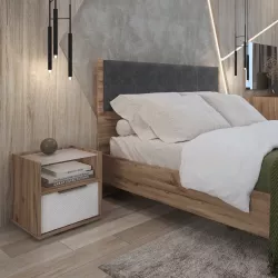 Спальня Николь комплект №1 Дуб Альпийский/Серый