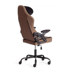 Кресло iWolf ткань, черный/коричневый