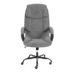 Кресло руководителя OREON metalBL велюр, серый, 29