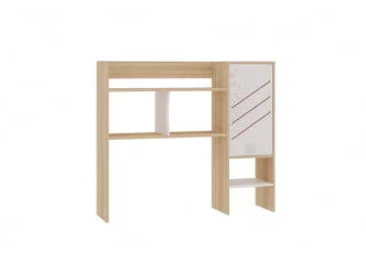 Надстройка для стола Энерджи MDE-08 Дуб сонома Белый