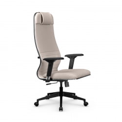 Кресло руководителя Мetta L 1m 38K2/4D Infinity Easy Clean (MPES) Комплект 8 Светло-бежевое