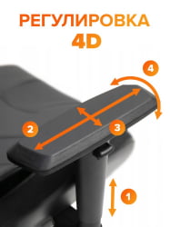 Кресло геймерское Еверпроф ДЖагуар Экокожа Красный / Everprof Jaguar