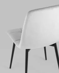 Стул Одди велюр Светло-серый