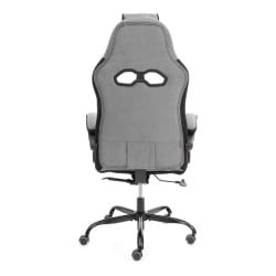 Кресло Arena metalBL велюр, серый/черный, 29/35