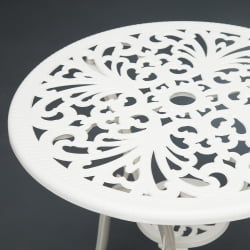 Комплект Secret De Maison Romance (стол +2 стула) алюминиевый сплав, D60/H67, 53х41х89см, butter white