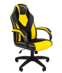 Кресло геймерское CHAIRMAN GAME 17 Черный Желтый