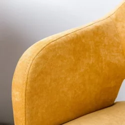 Кресло Oscar Arki микровелюр Желтый
