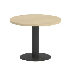 Стол журнальный круглый HOME OFFICE VR.SP-5-60.1G Акация Лорка/Антрацит металл