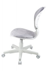 Кресло 1139 FW PL White велюр Bliss 09 аметист