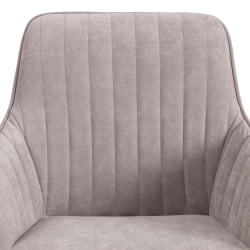 Кресло офисное DUBLIN велюр Clermon, св. -серый, 60