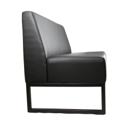 Диван двойной Кентуки черный Екотекс 3001 / Ecotex