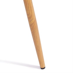 Мягкий стул BREEZE (mod. 4724) вельвет/металл, 44 х 53 х 87 см, Light grey (светло-серый) HLR14 / натуральный