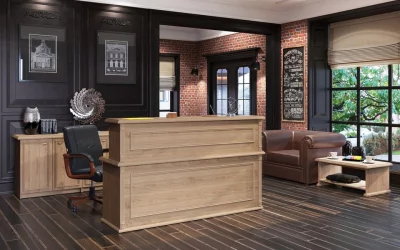 Стойка ресепшен RMS 160 Дуб девон