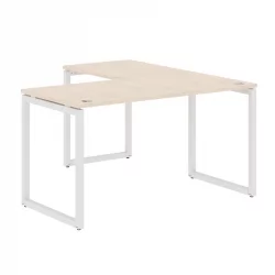 Стол угловой левый XTEN-Q XQCT 1415 L Бук Тиара Белый