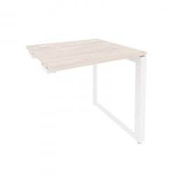 Стол-приставка на О-образном м/к к опорным элементам ОНИКС О.МО-СПР-0.7 Денвер Светлый/Белый / ONIX O.MO-SPR-0.7