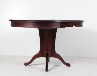 Стол из массива дерева Орион-5 (d1000) тон 9м