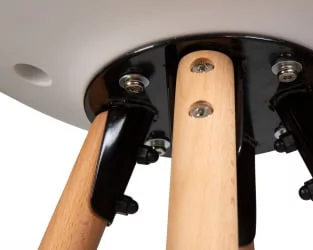 Стул полубарный DOBRIN RONNI Белый ZL-W-02